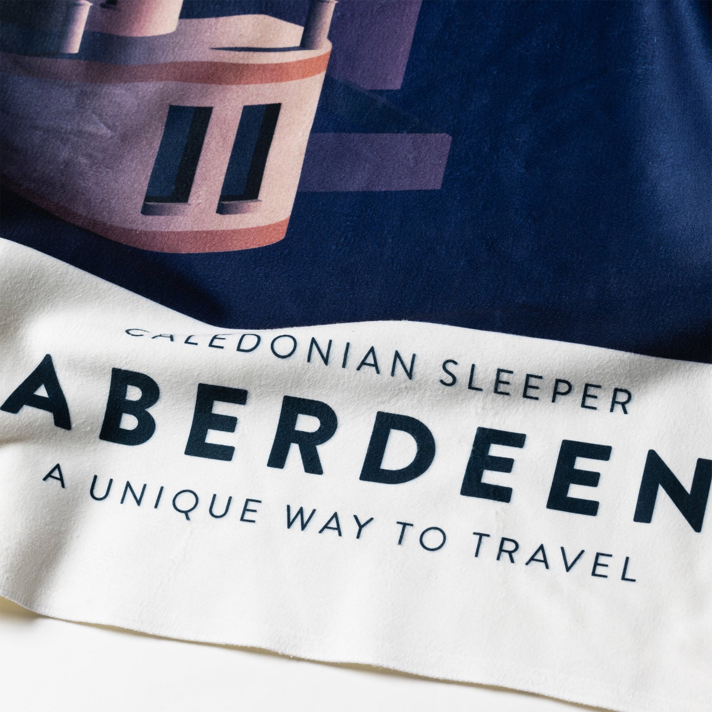 Caledonian Sleeper Sherpa Fleece Blanket - Aberdeen
