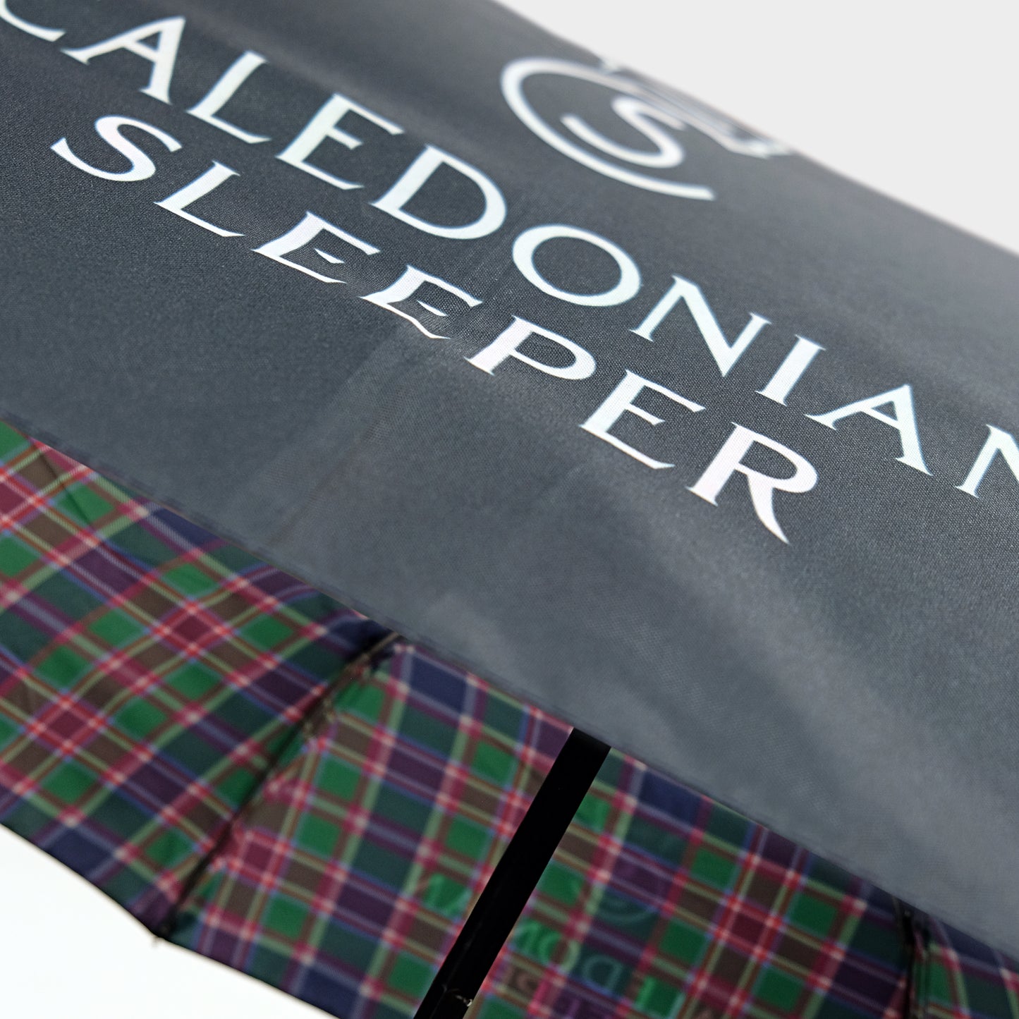 Caledonian Sleeper Tartan Double Canopy Compact Umbrella