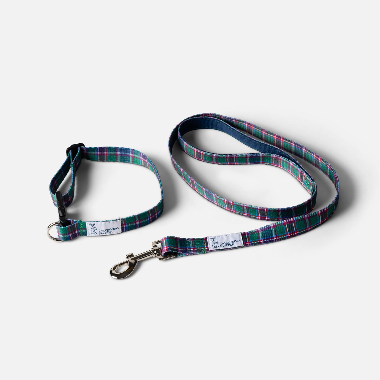 Caledonian Sleeper Tartan Dog Lead and Collar