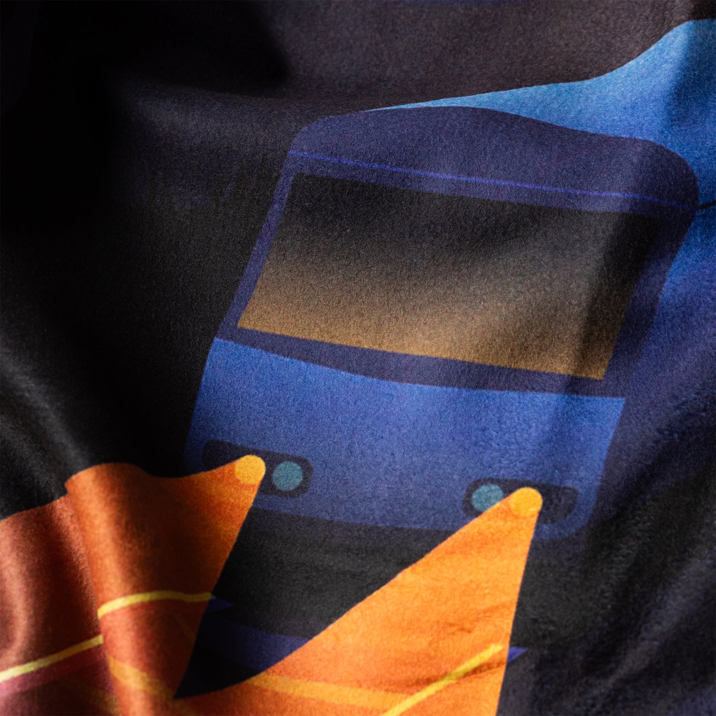 Caledonian Sleeper Sherpa Fleece Blanket - Edinburgh