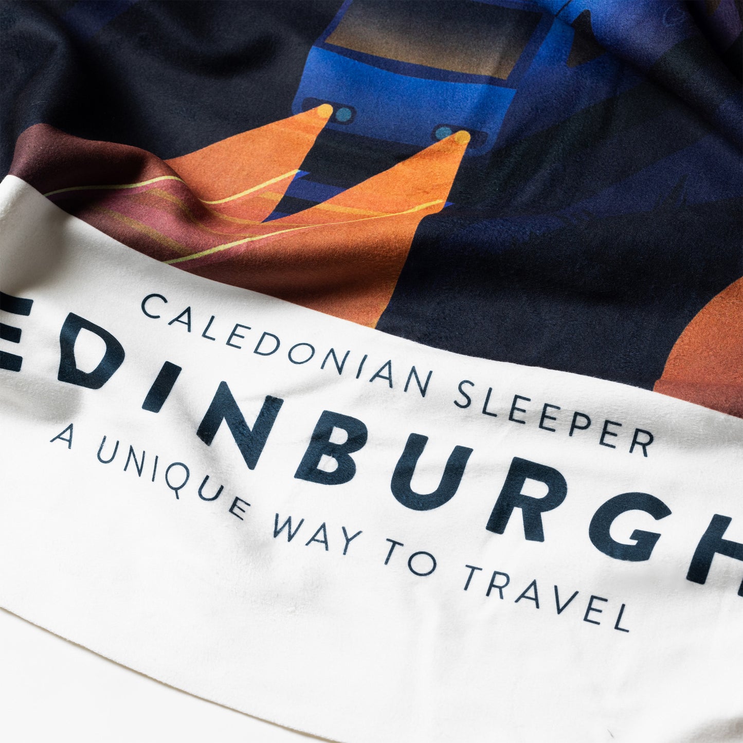 Caledonian Sleeper Sherpa Fleece Blanket - Edinburgh