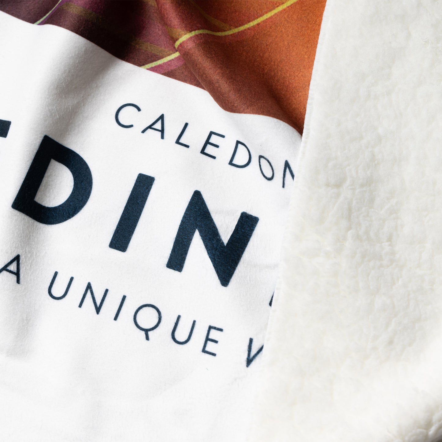 Caledonian Sleeper Sherpa Fleece Blanket - Edinburgh