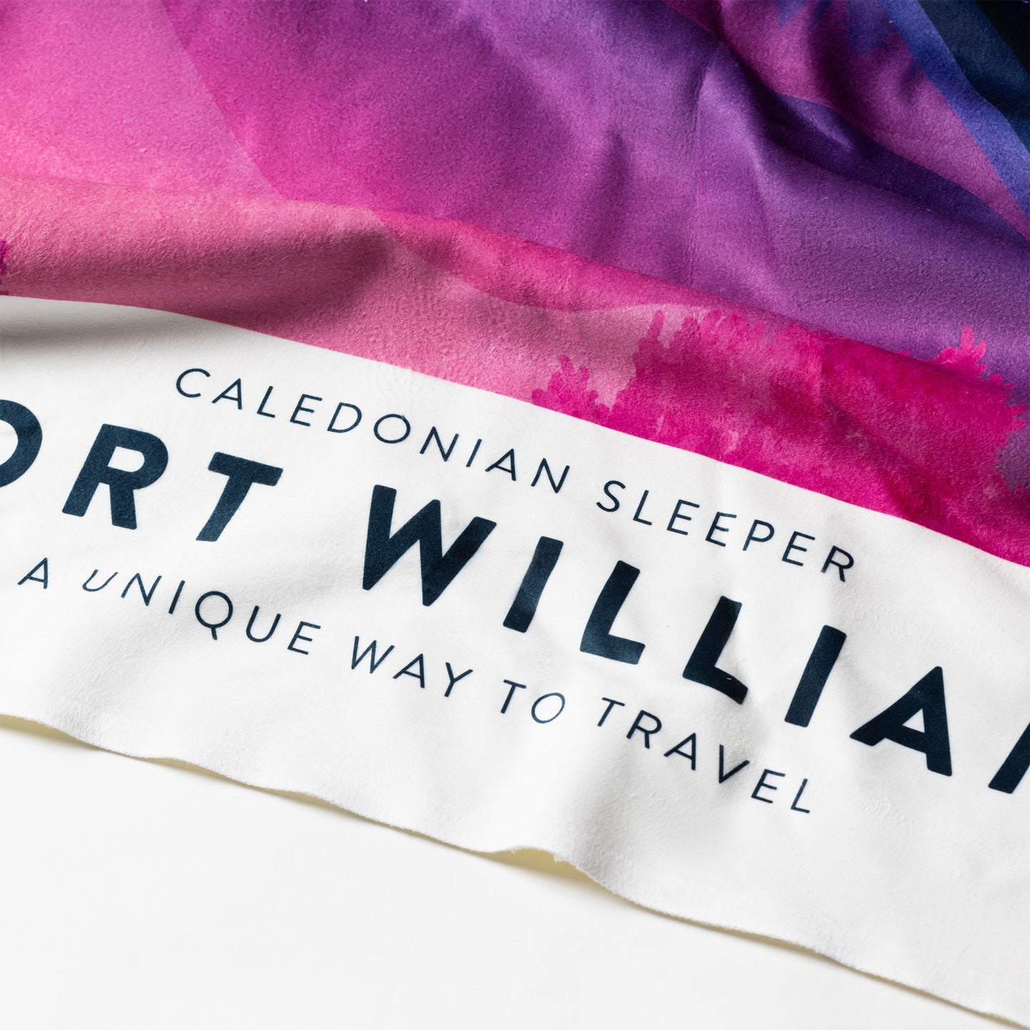 Caledonian Sleeper Sherpa Fleece Blanket - Fort William