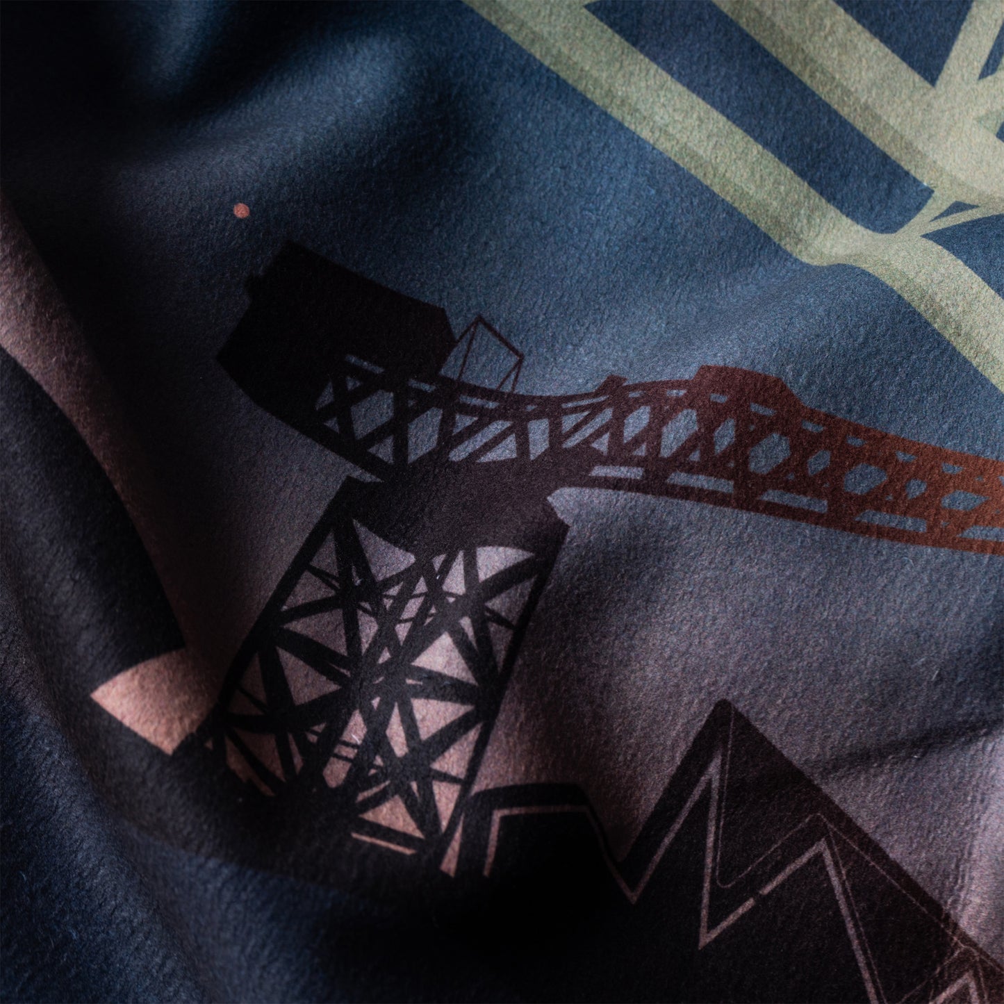 Caledonian Sleeper Sherpa Fleece Blanket - Glasgow