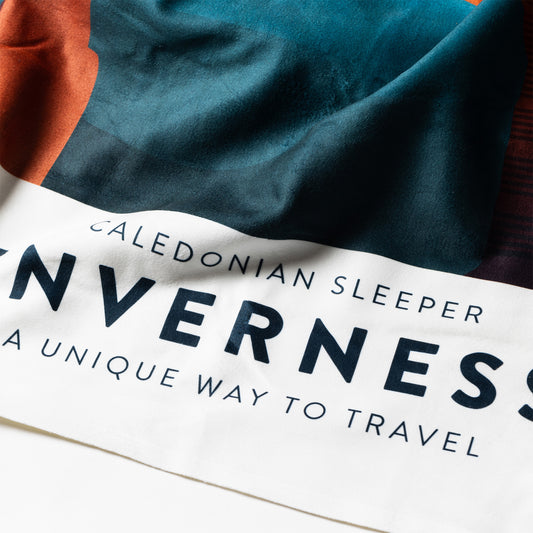 Caledonian Sleeper Sherpa Fleece Blanket - Inverness