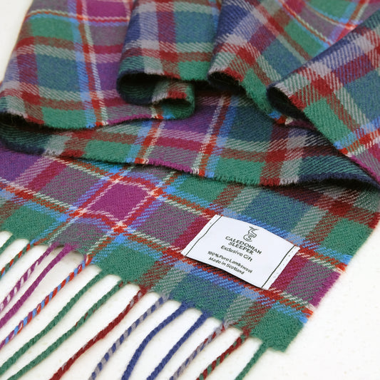 Caledonian Sleeper Official Tartan Lambswool Scarf