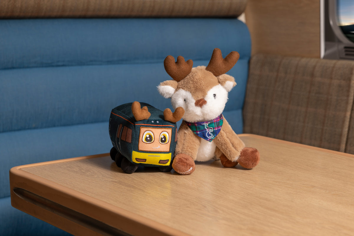 Caledonian Sleeper Glen and Munro soft toys