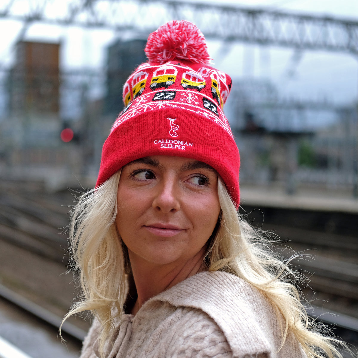 Caledonian Sleeper Christmas 2026 Bobble Hat