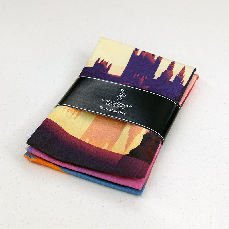 Caledonian Sleeper Tea Towels x3 Gift Pack